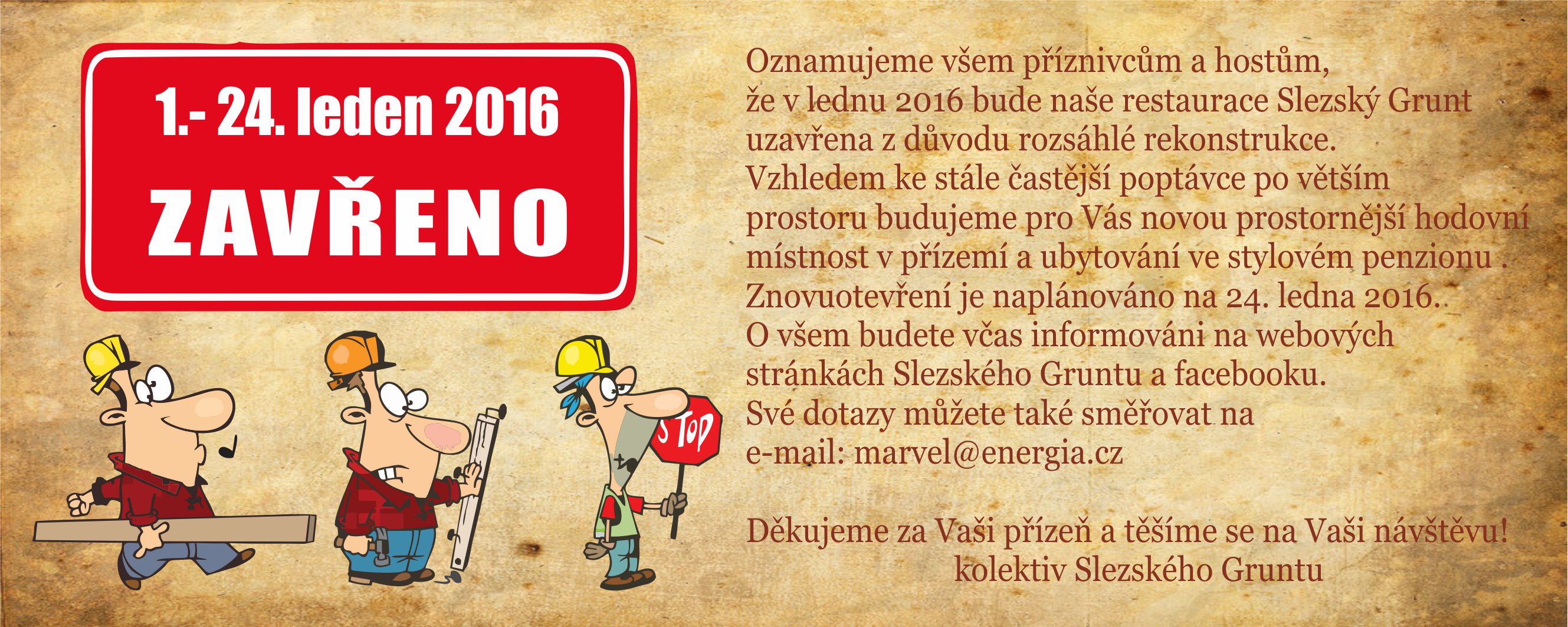 ZavreniRestaurace baner